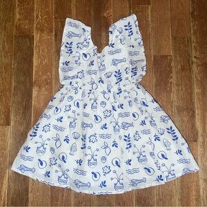 Baby Gap Blue and White Kids Dress